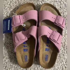 NWT wo box Birkenstock Arizona soft footbed sandals US size 7 (38)